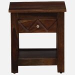 Fuinvera Modern Wooden Bedside Table - Image 2