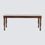 Mlvanto Premium 8 Seater Dining Table Set in Rich Teak Finish - Image 2