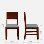 Vorvick Handcrafted 8 Seater Wooden Dining Set with Elegant Design - Image 5