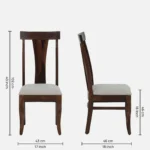 Mellvora Modern Farmhouse Style 8 Seater Dining Table Set - Image 3