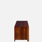 Ashford Sheesham Wood Media Console in Scratch Resistant Honey Oak Finish - Image 6