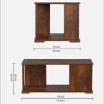 Oakridge Solid Wood Coffee Table in Walnut Finish - Image 2