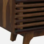 Brentwood Rubberwood TV Stand in Fade Resistant Natural Wenge Finish - Image 12