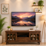 Stonefield Mango Solid Wood TV Console in Stain Resistant Dark Espresso Finish