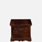 Solid Teak Wood Scandinavian Coffee Table in Light Oak - Image 4