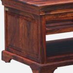 Wenge Wood Contemporary Coffee Table in Espresso Brown - Image 2