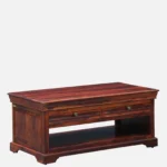 Wenge Wood Contemporary Coffee Table in Espresso Brown - Image 4