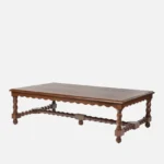Jackfruit Wood Traditional Coffee Table in Dark Mahogany - Image 3