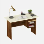 Modern Wooden Study Table with Storage - Image 4