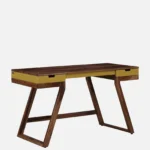 Nail Sheesham Wood Writing Table In Scratch Resistant Provincial Teak Finish - Image 5