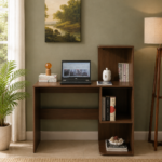 Modern Wooden Study Table for Home Office and Laptop Workspace