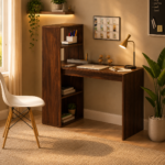 Rain Sheesham Wood Writing Desk with Spacious Work Surface
