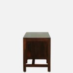 Villa Sheesham Wood Writing Table in Scratch Resistant Honey Oak Finish - Image 4