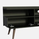 Shuhan Mango Wood Entertainment Unit In Dual Tone Walnut Finish - Image 4