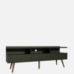 Shuhan Mango Wood Entertainment Unit In Dual Tone Walnut Finish - Image 5