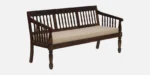 croma Sheesham Wood 3 Seater Sofa In Provincial Teak Finish - Image 4