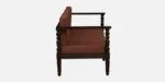 Klone Sheesham Wood 3 Seater Sofa In Mocha Mousse Colour - Image 6