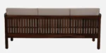 Aura Modern Wooden 3 Seater Sofa with Cushioned Seating - Image 10