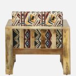 Nova Luxury Fabric Armchair with Comfortable Backrest and Wide Seating - Image 5