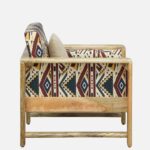 Nova Luxury Fabric Armchair with Comfortable Backrest and Wide Seating - Image 7