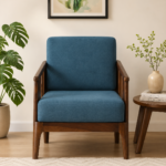 Aurelia Premium Fabric Upholstered 1 Seater Lounge Sofa for Modern Living Spaces
