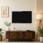 Planko Engineered Wood TV Cabinet with High Gloss Finish in Wenge