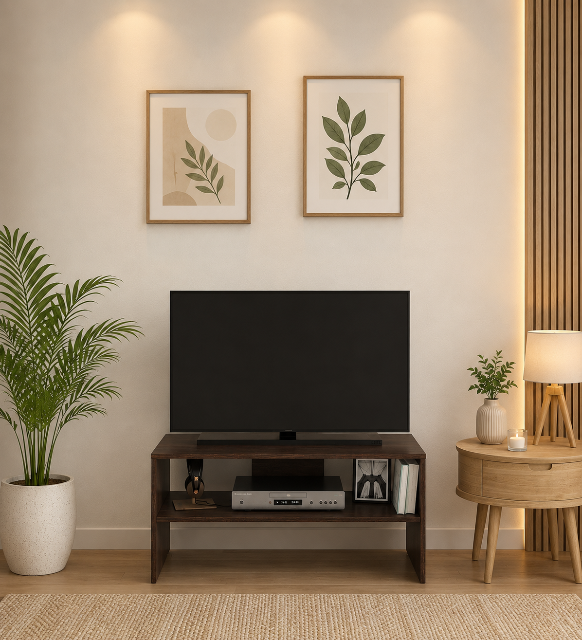 Roovan-Solid-Sheesham-Wood-TV-Stand-with-Carved-Legs-in-Antique-classic-wood-1.png Roovan Solid Sheesham Wood TV Stand with Carved Legs in Antique Finish - Image 1