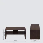 Roovan Solid Sheesham Wood TV Stand with Carved Legs in Antique Finish - Image 4