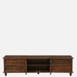Homera Particle Board TV Cabinet with Soft Close Hinges in Sandy Beige - Image 6