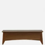 Reganzo Sheesham Wood TV Cabinet with Geometric Carved Doors in Ebony Finish - Image 5