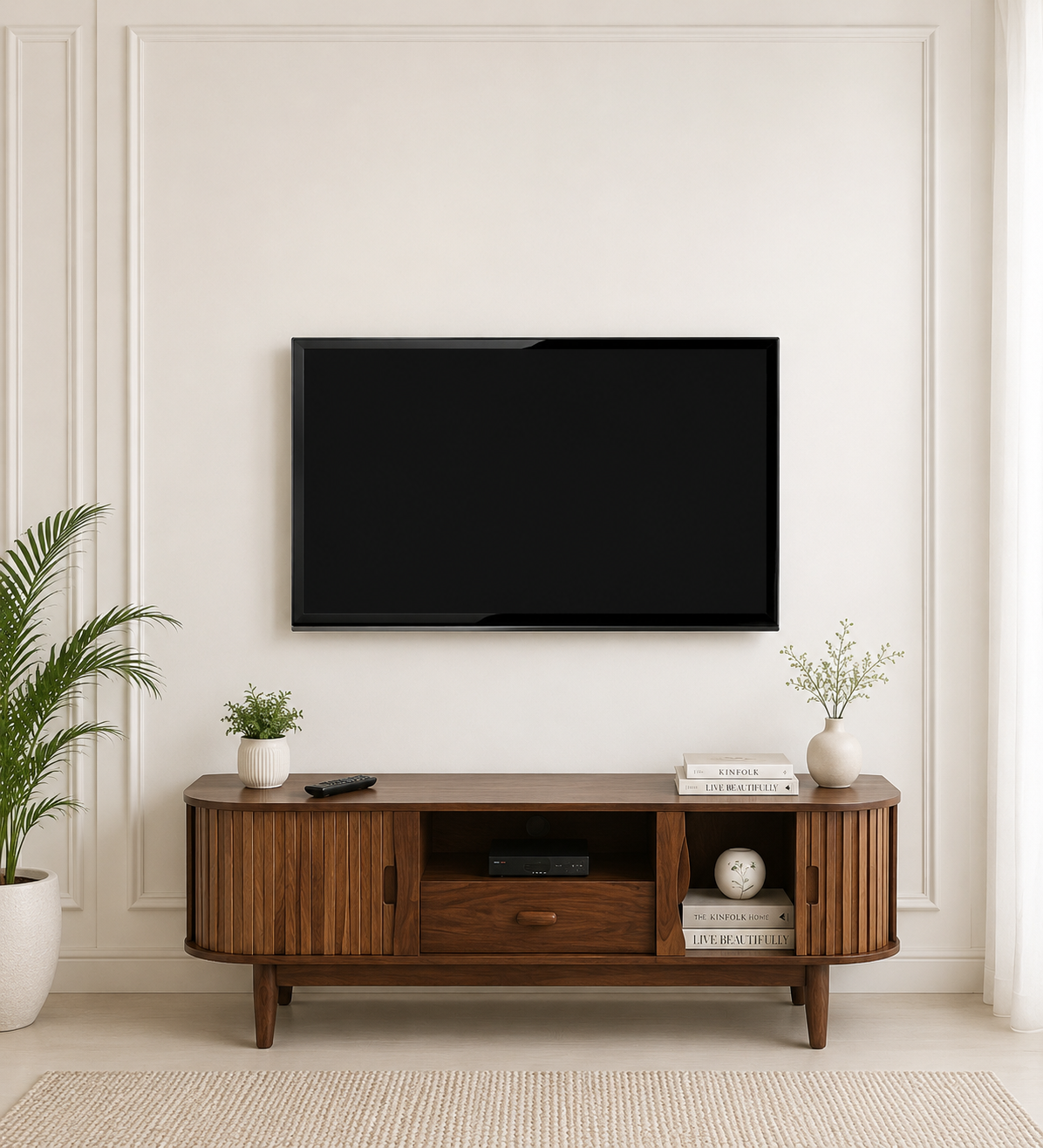 Imperva-Solid-Wood-TV-Stand-with-Fluted-Panel-Doors-and-Satin-Gold-1.png Imperva Solid Wood TV Stand with Fluted Panel Doors and Satin Gold Handles - Image 1