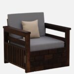 Camden Premium Fabric Single Seater Sofa - Image 9