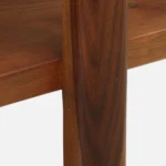 Grainvell Solid Acacia Wood Bookcase with Adjustable Shelves in Honey Oak - Image 2