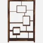 Breezan Solid Sheesham Wood Ladder Bookshelf in Natural Oak - Image 2