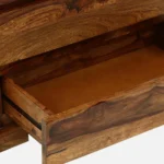 Ekant Solid Sheesham Wood Bookshelf in Dark Walnut Finish - Image 7