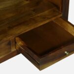 Kramik Solid Sheesham Wood Bookshelf in Natural Oak Finish - Image 2