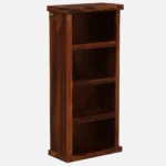 Lambvar Solid Sheesham Wood Book Rack in Warm Walnut Finish - Image 7