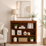 Prakrit Solid Wood Book Storage Unit