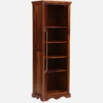 Ishaan Sheesham Wood Library Bookshelf In Walnut Finish - Image 8
