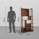 Elara Sheesham Wood Bookshelf - Image 3