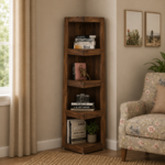 Ekon Sheesham Wood Bookshelf