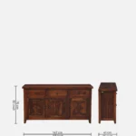 Ishaan Sheesham Wood Cabinet - Image 3