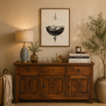 Devansh Sheesham Wood Cabinet With Double Door Storage