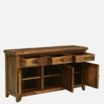 Atharv Solid Sheesham Wood Cabinet With Spacious Storage - Image 5
