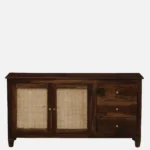 Kavya Sheesham Wood Multipurpose Cabinet In Natural Finish - Image 2