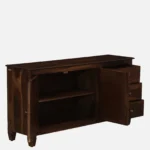 Kavya Sheesham Wood Multipurpose Cabinet In Natural Finish - Image 6