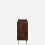 Kiara Sheesham Wood Display Cabinet In Walnut Finish - Image 4