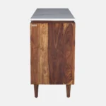 Avni Solid Sheesham Wood Utility Cabinet In Natural Finish - Image 14