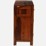 Daksh Solid Sheesham Wood Cabinet For Living Room In Natural Finish - Image 4