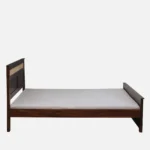 Erwyn Acacia Wood Queen Size Bed Without Storage in Warm Natural Finish - Image 9